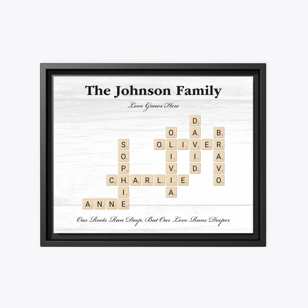 Designer Custom Word Tile Art - ARTFULANE