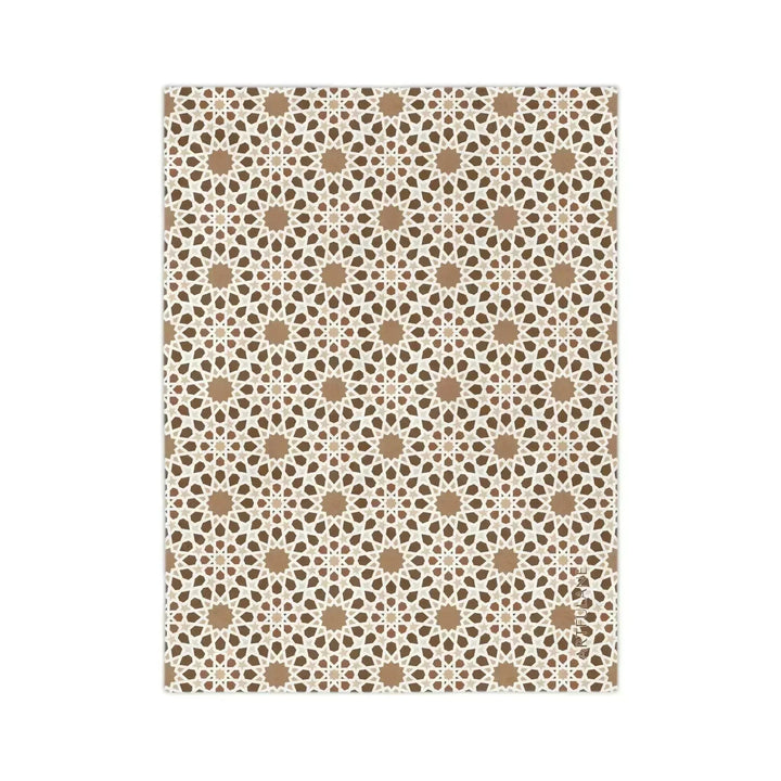 Geometric Moroccan Art Blanket - ARTFULANE