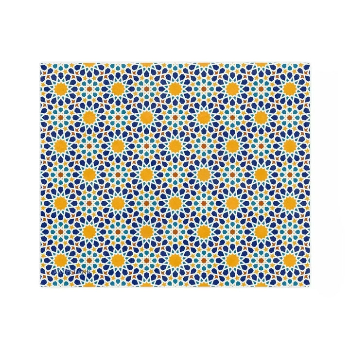 Geometric Moroccan Art Blanket - ARTFULANE