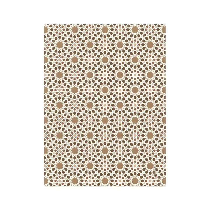 Geometric Moroccan Art Blanket - ARTFULANE