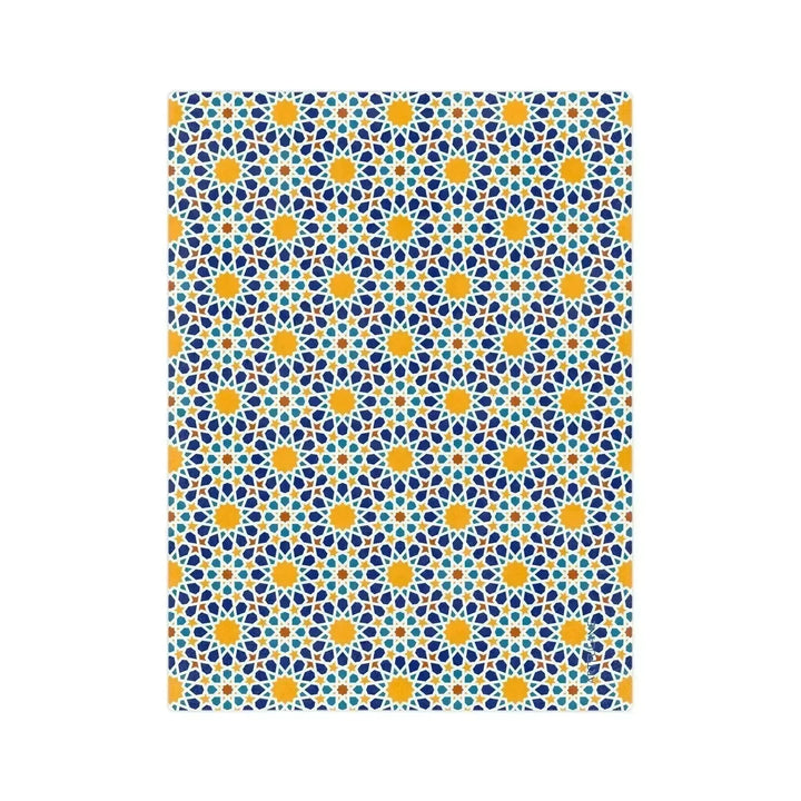Geometric Moroccan Art Blanket - ARTFULANE