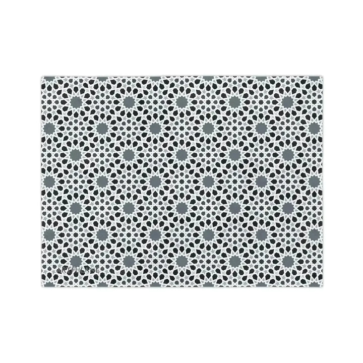 Geometric Moroccan Art Blanket - ARTFULANE