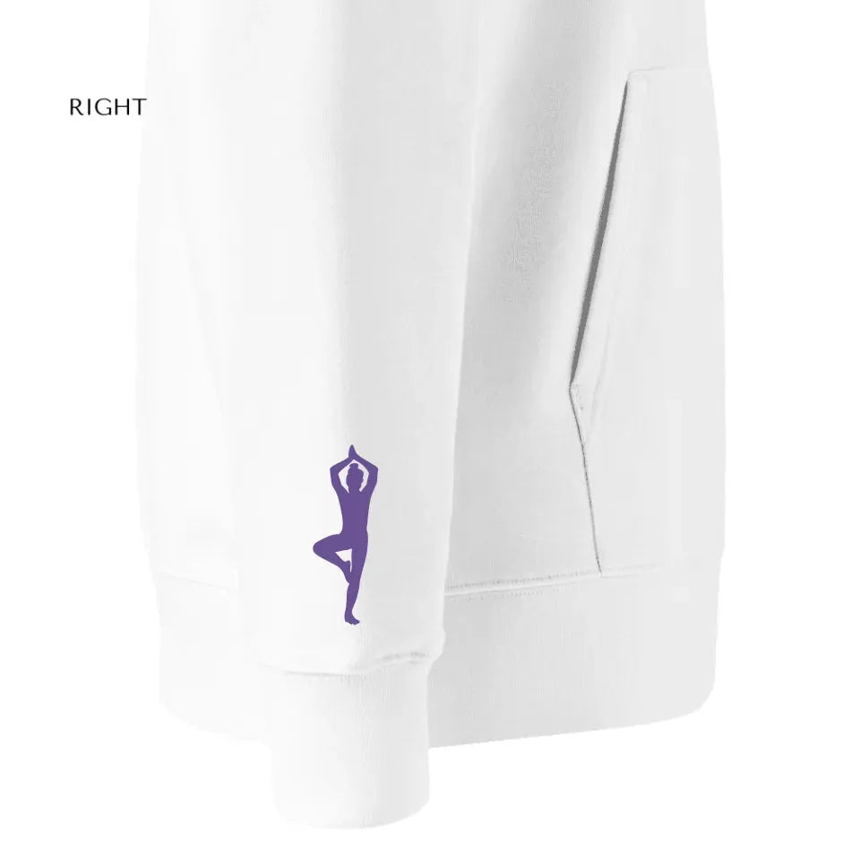 Custom Embroidered Yoga Pose Hoodie & Sweatshirt - ART-SWH315