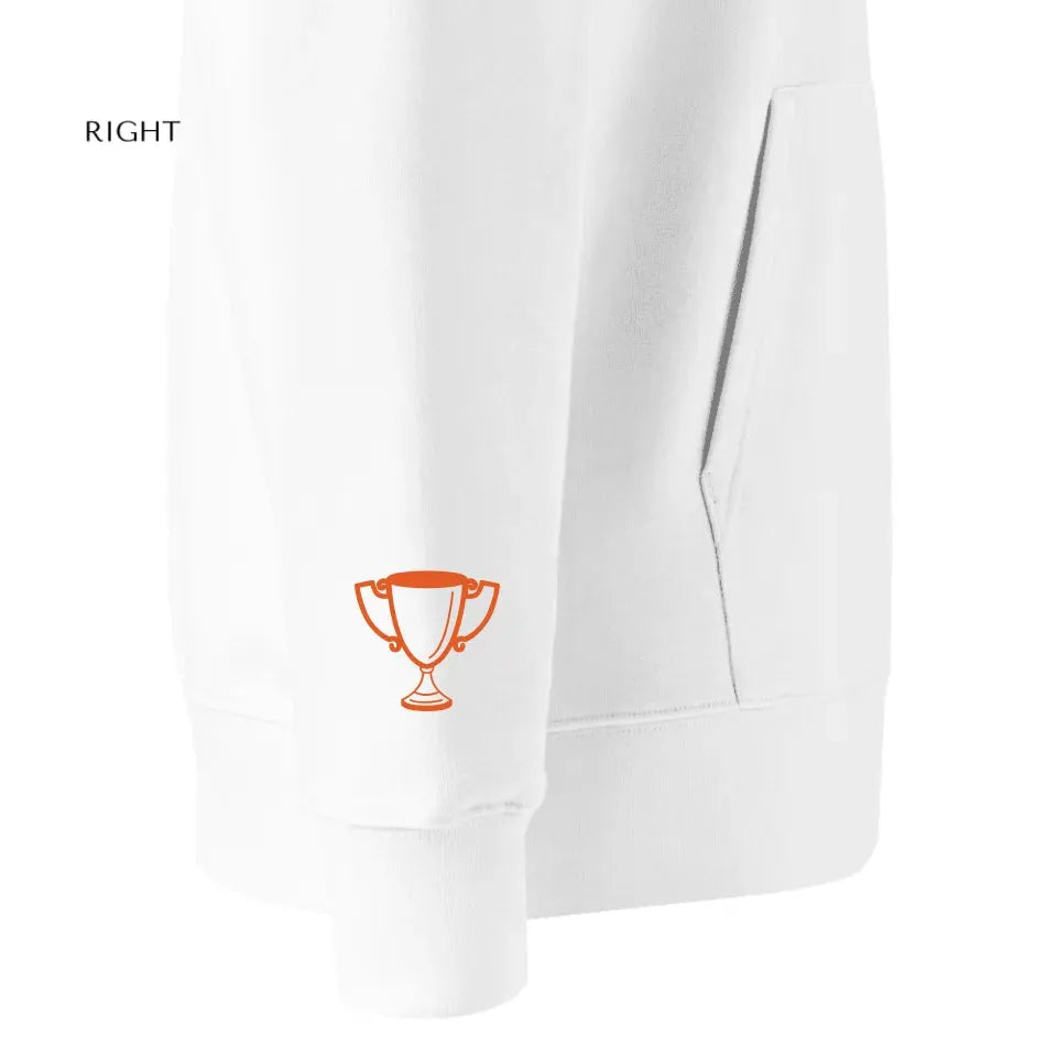 Custom Embroidered Volleyball Line Art Hoodie & Sweatshirt - ART-SWH320