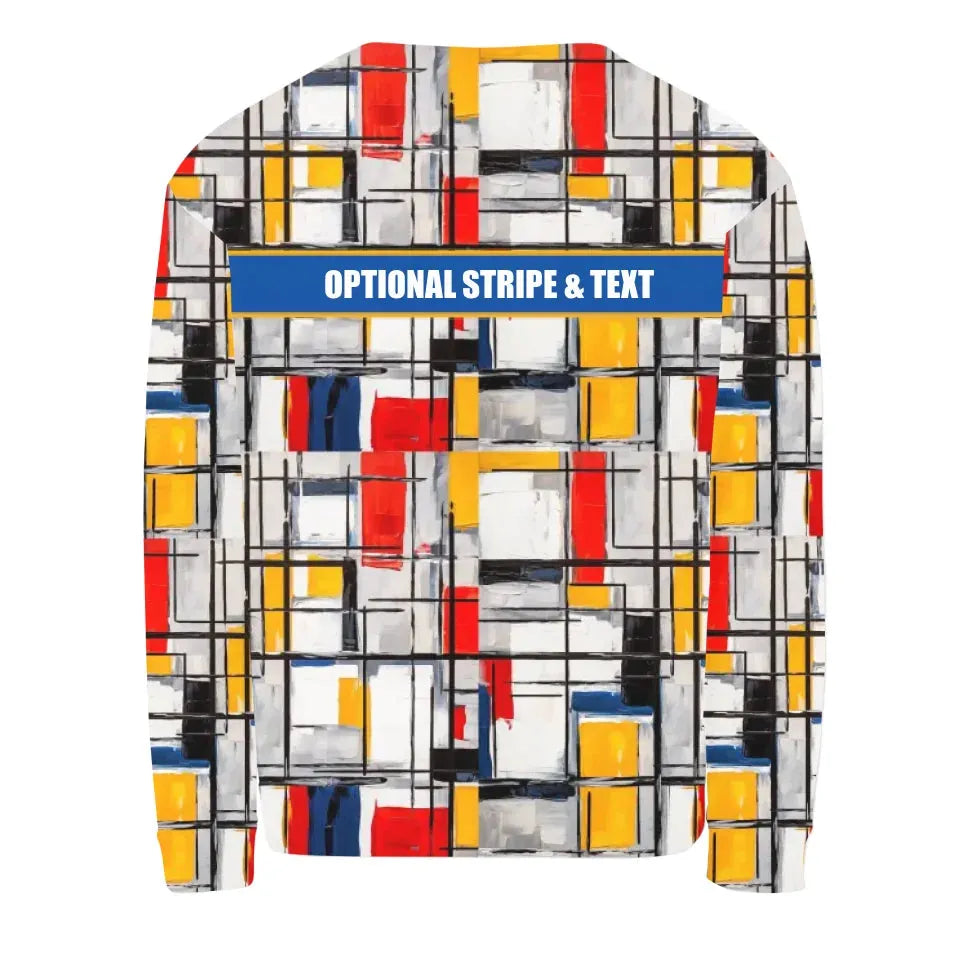 Custom Modern Abstract Color Block Unisex Hoodie - ART-SWH330