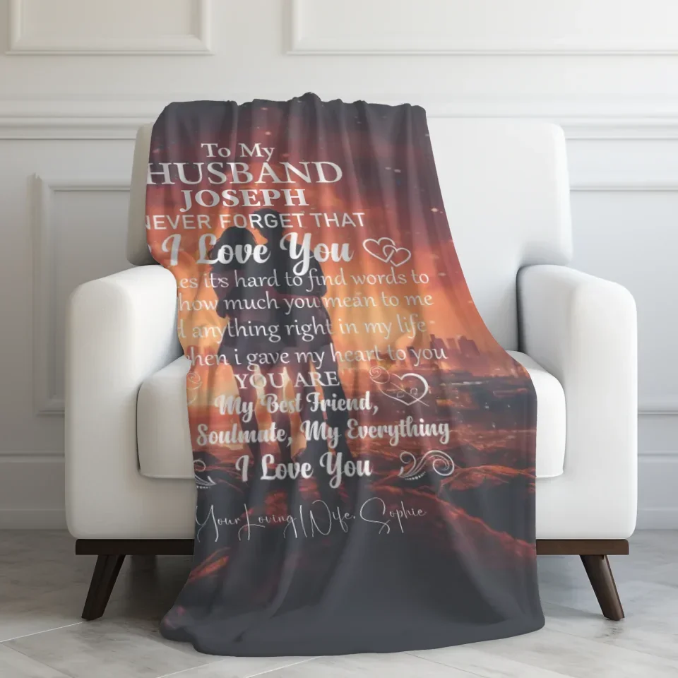 Velveteen Blanket On Couch