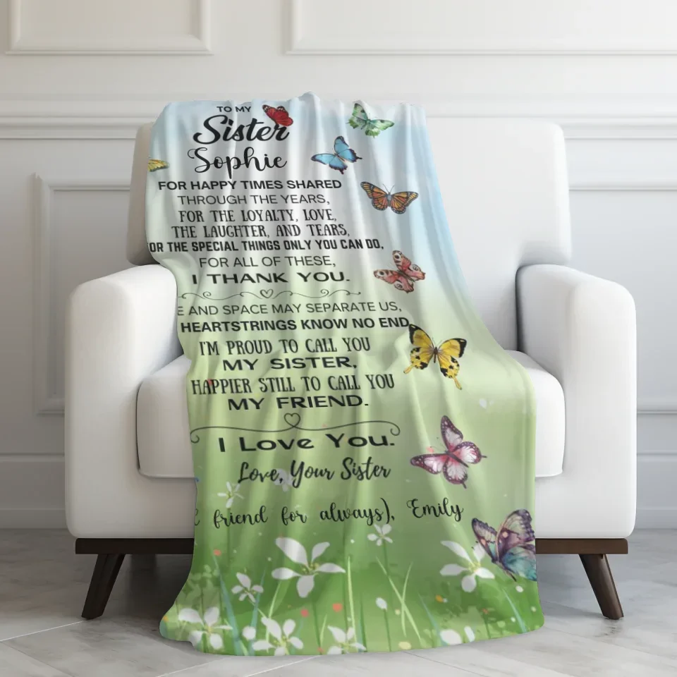 Velveteen Blanket On Couch