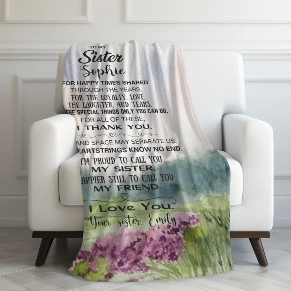 Velveteen Blanket On Couch