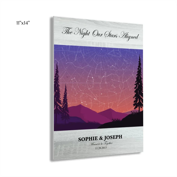 11x14 acrylic print french cleat