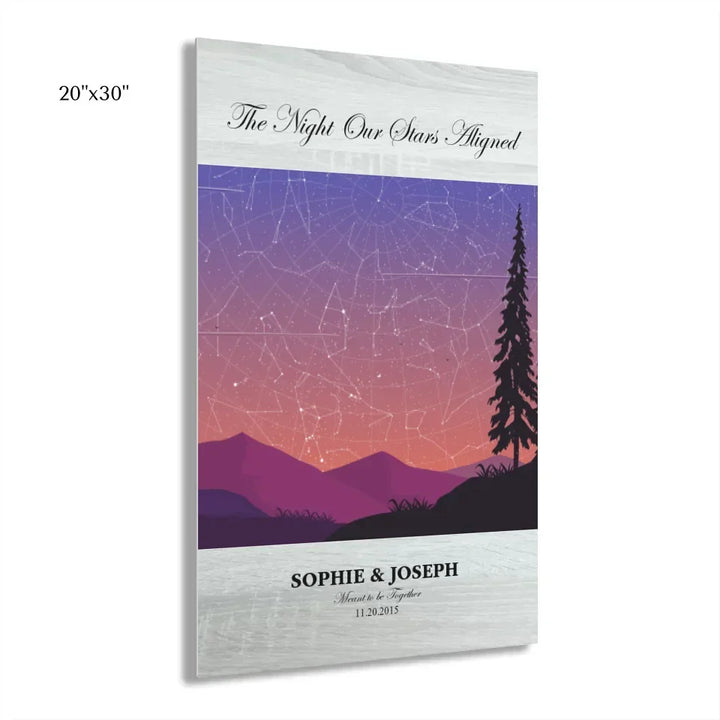 20x30 acrylic print french cleat