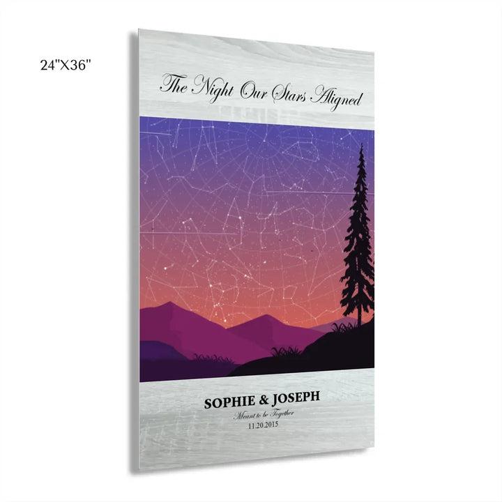 24x36 acrylic print french cleat