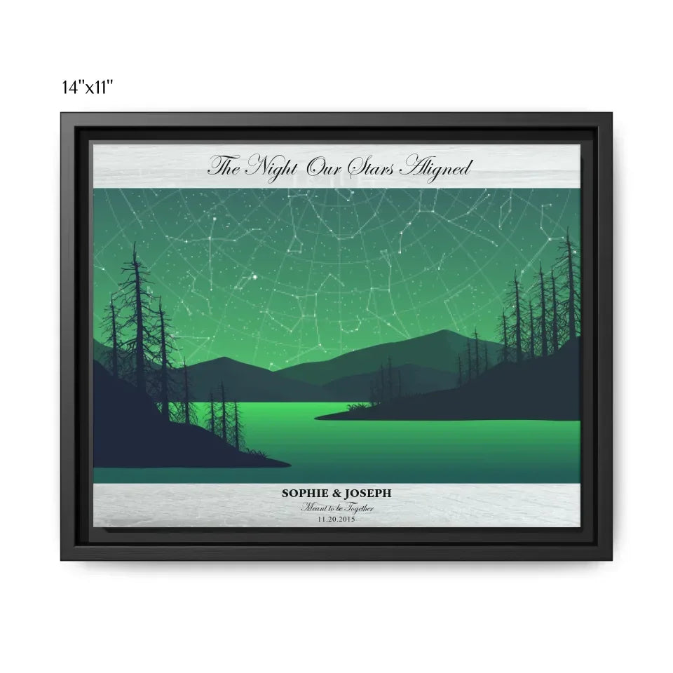 14x11 framed canvas