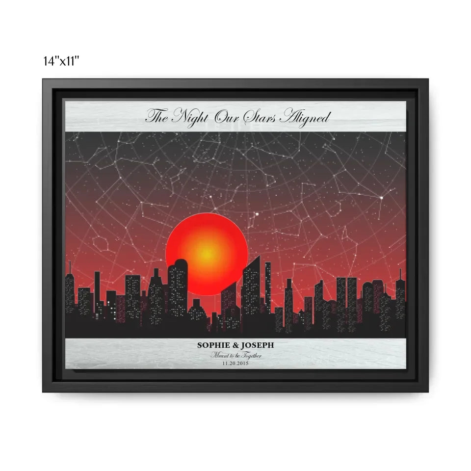 14x11 framed canvas