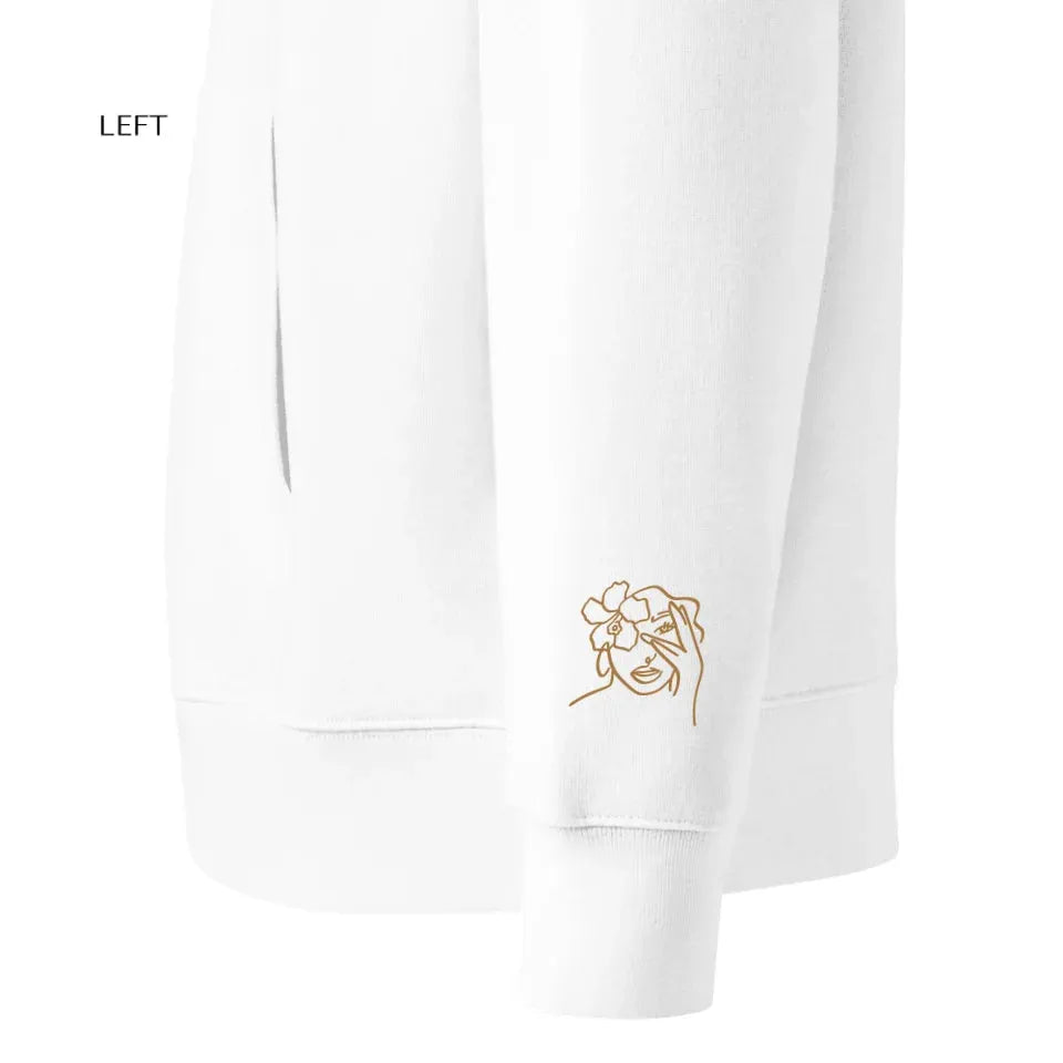 Custom Embroidered Line Art Sweatshirt & Hoodie - ART-SWH287