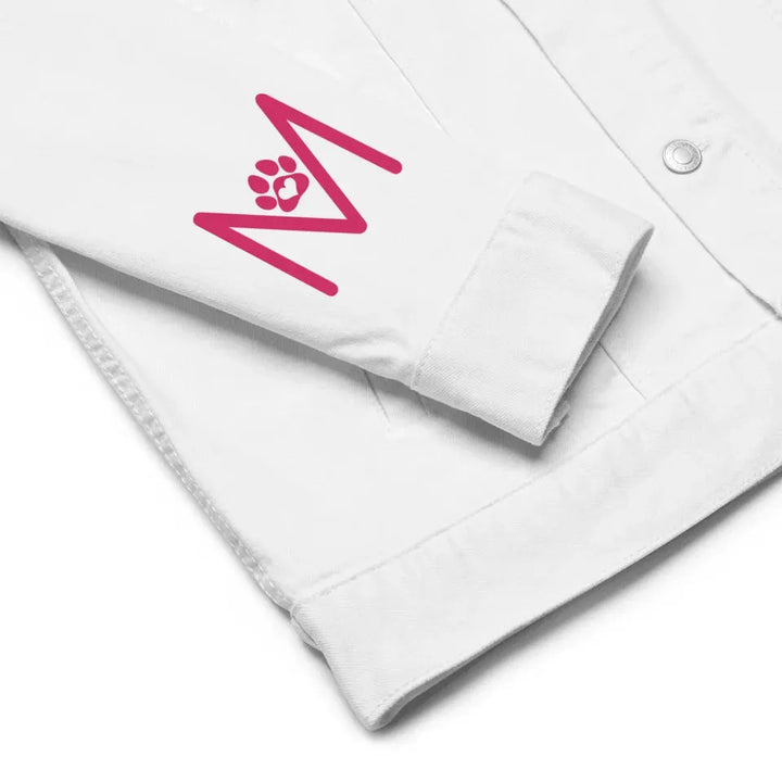 Custom Embroidered Love Cat Initial Jacket - ART-JKT257