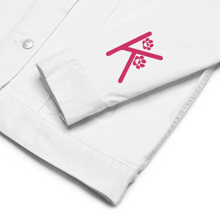 Custom Embroidered Love Cat Initial Jacket - ART-JKT257