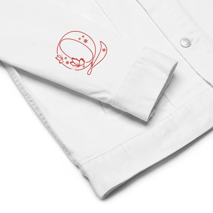 Custom Embroidered Butterfly Initial Jacket - ART-JKT259