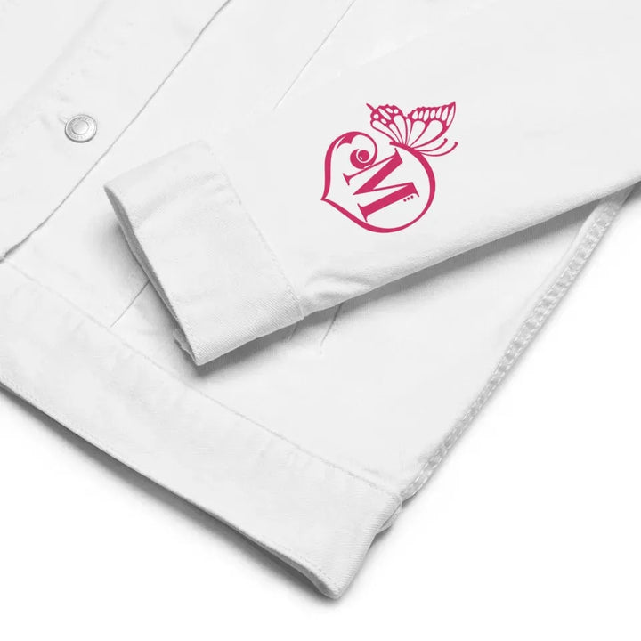 Custom Embroidered Butterfly Love Initial Jacket - ART-JKT264