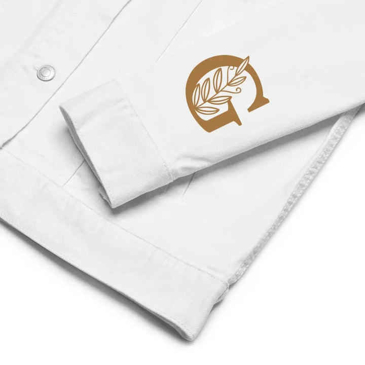 Custom Embroidered Autumn Leaf Initial Jacket - ART-JKT269