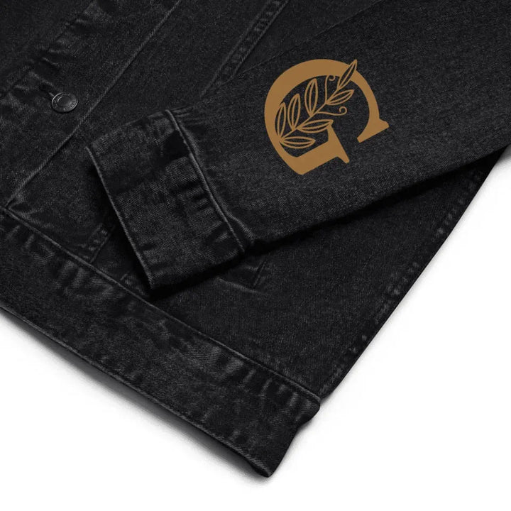 Custom Embroidered Autumn Leaf Initial Jacket - ART-JKT269