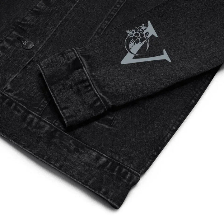 Custom Embroidered Moon Initial Jacket - ART-JKT280