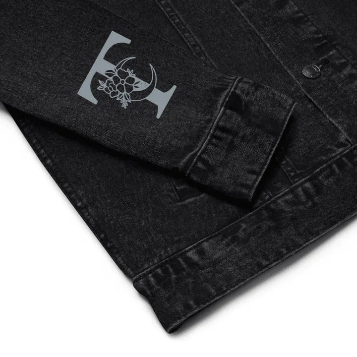 Custom Embroidered Moon Initial Jacket - ART-JKT280