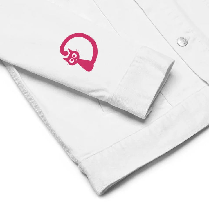 Custom Embroidered Cat Initial Jacket - ART-JKT285