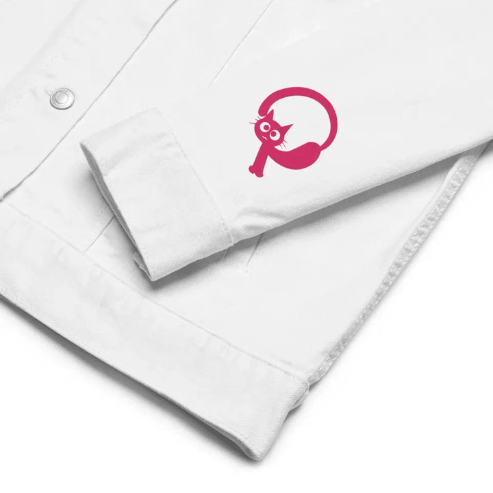 Custom Embroidered Cat Initial Jacket - ART-JKT285