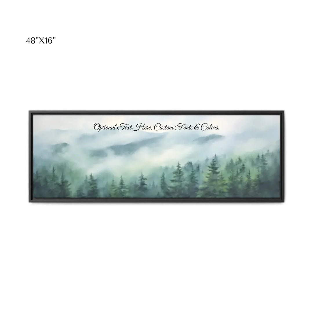 48x16 framed canvas