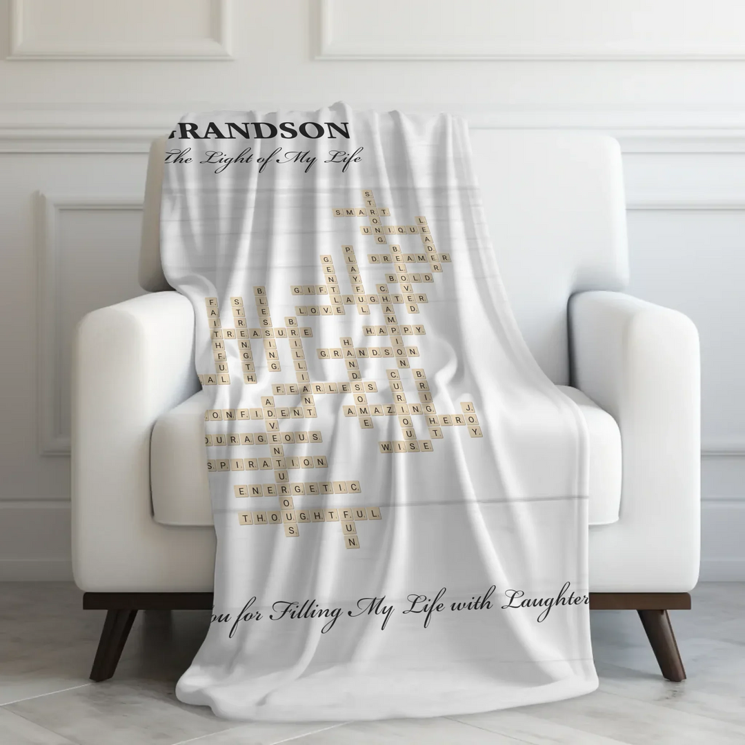 Velveteen Blanket On Couch