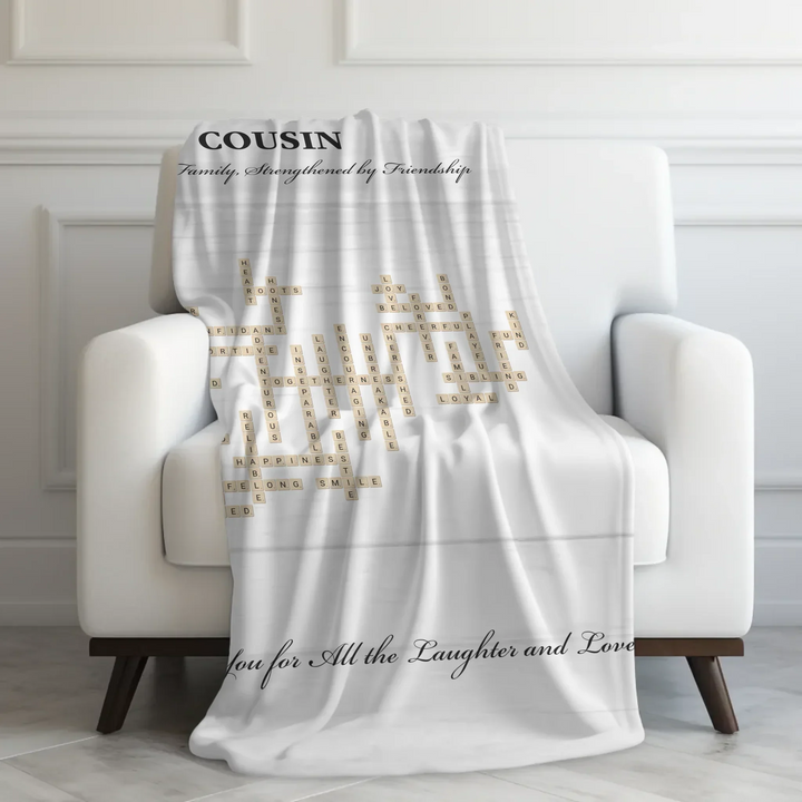 Velveteen Blanket On Couch