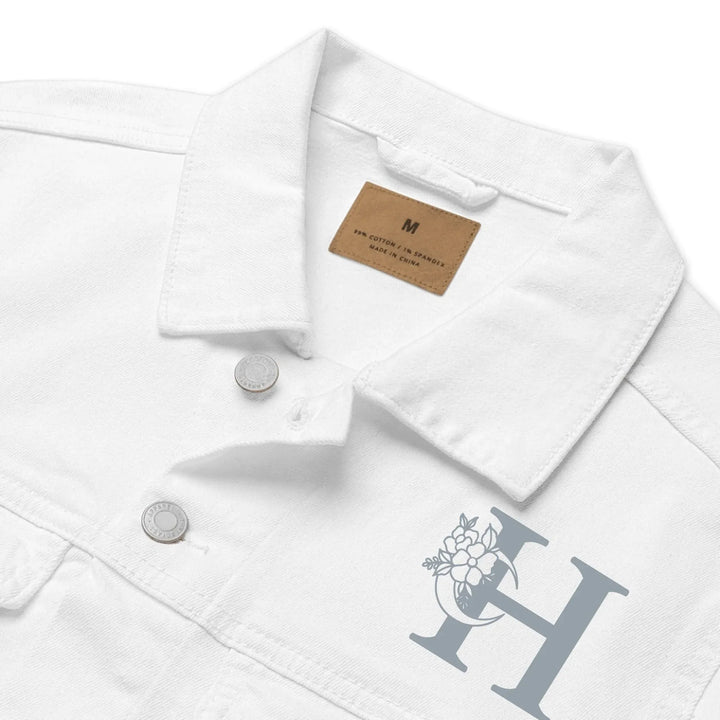 Custom Embroidered Moon Initial Jacket - ART-JKT280