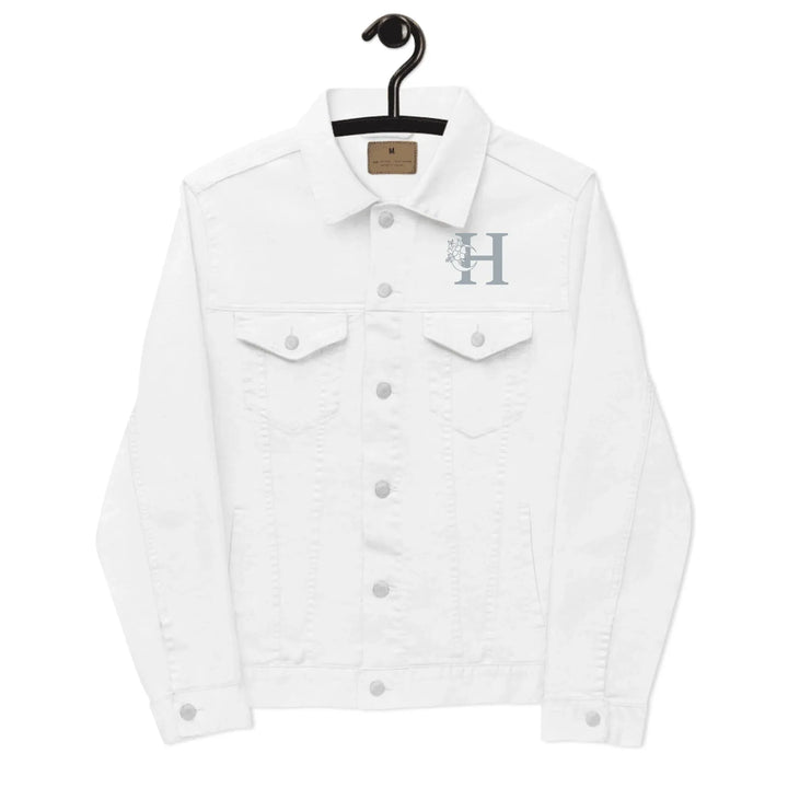 Custom Embroidered Moon Initial Jacket - ART-JKT280