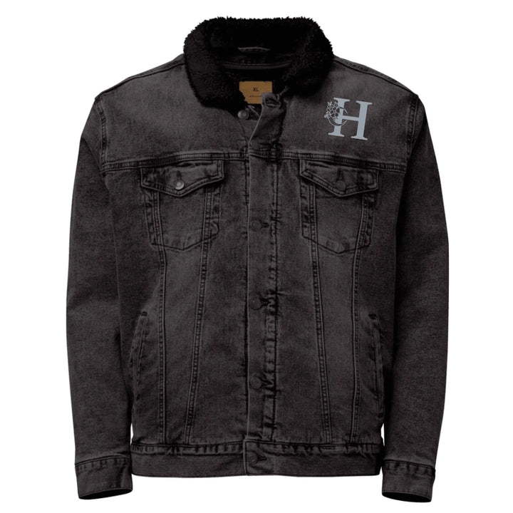 Custom Embroidered Moon Initial Jacket - ART-JKT280