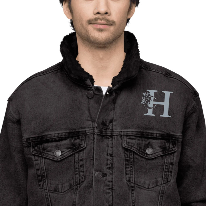 Custom Embroidered Moon Initial Jacket - ART-JKT280