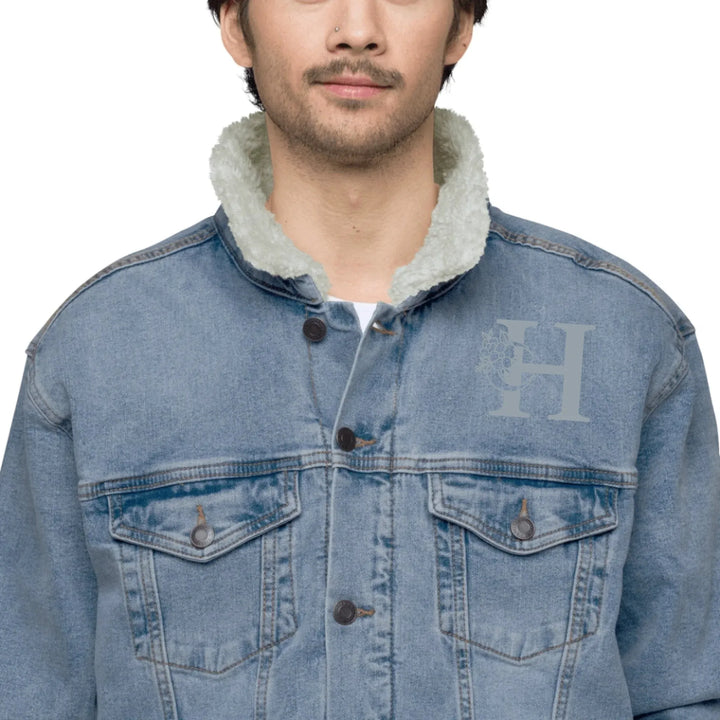 Custom Embroidered Moon Initial Jacket - ART-JKT280