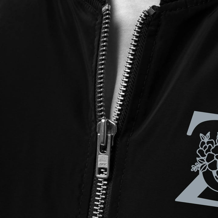 Custom Embroidered Moon Initial Jacket - ART-JKT280