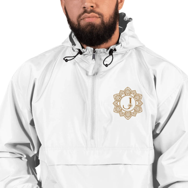 Custom Embroidered Elegant Mandala Initial Jacket - ART-JKT275
