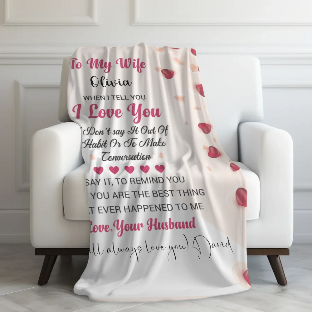 Velveteen Blanket On Couch