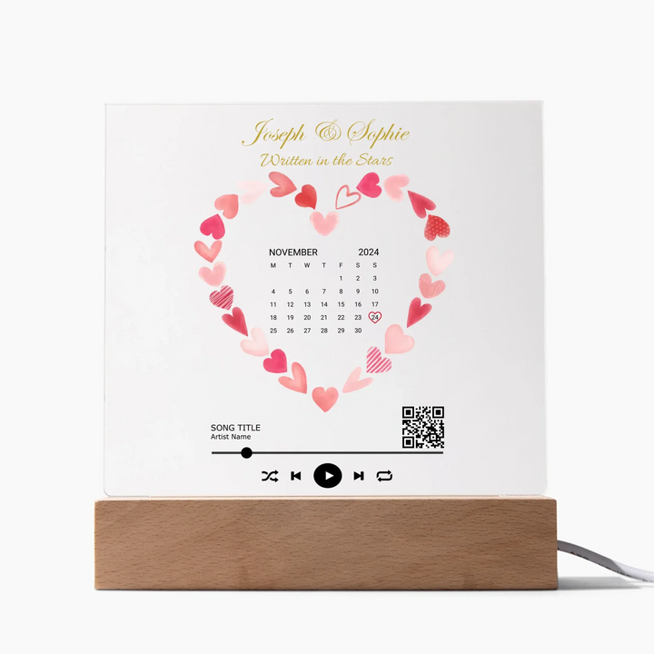 Acrylic Square LED 1