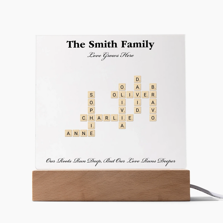 Acrylic Square LED 1