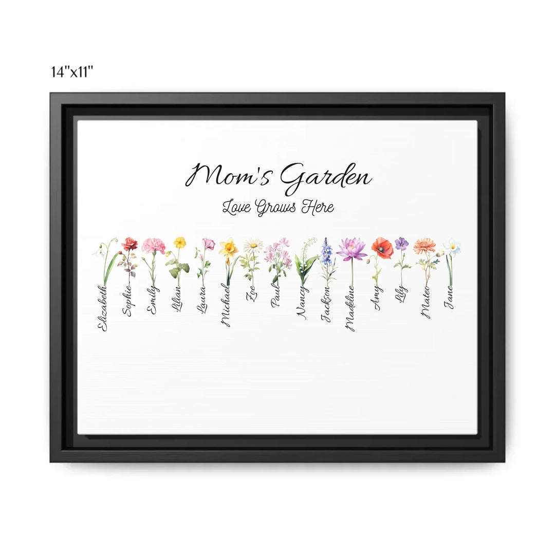 14x11 framed canvas