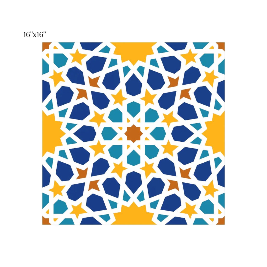 16x16 metal art sign