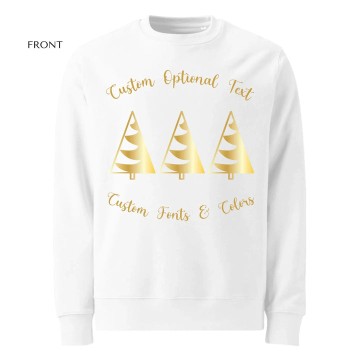 Custom Minimalist Christmas Tree Sweatshirt & Hoodie - ART-SWH229