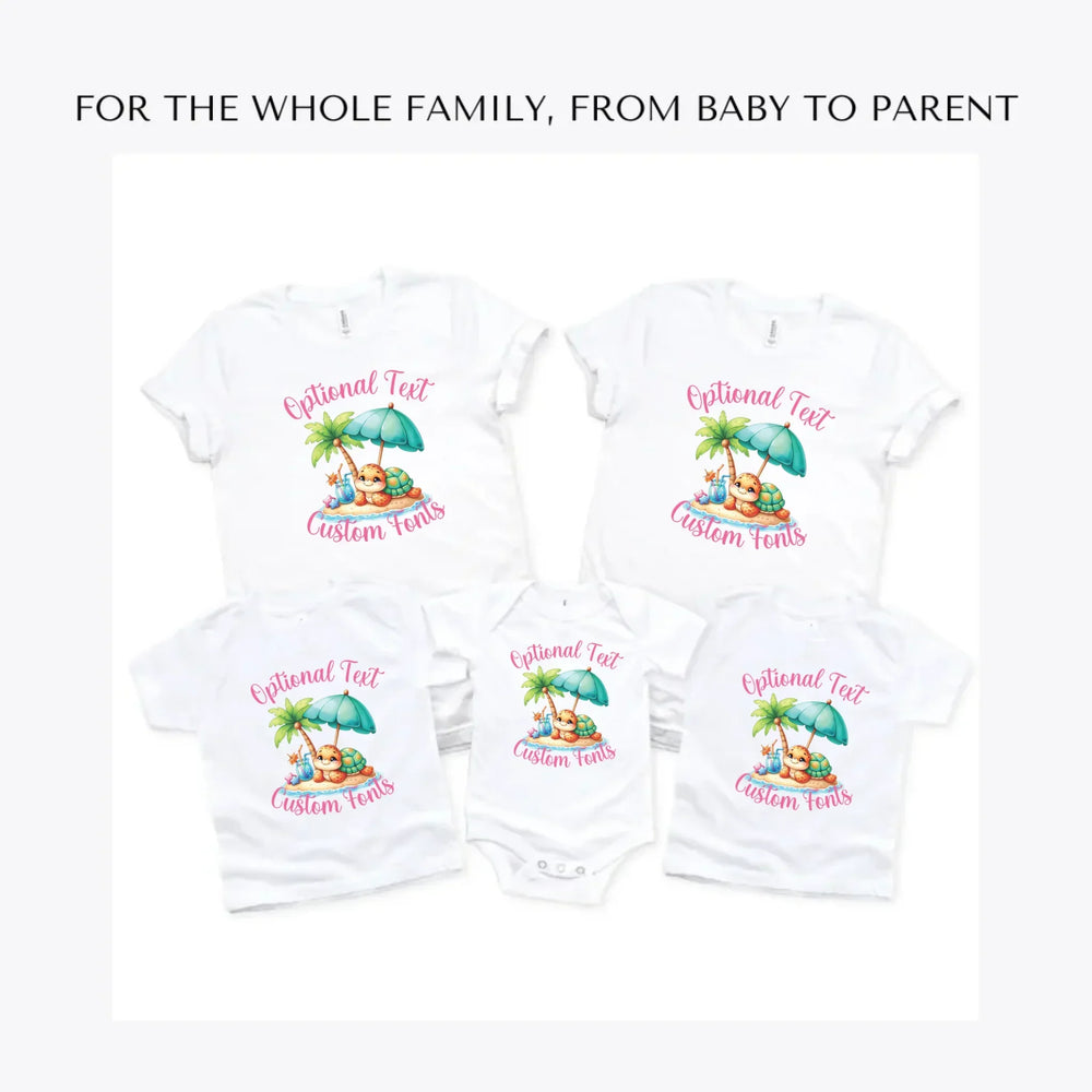 cute-summer-baby-turtles-custom-t-shirts-adult-youth-toddler-baby-sizes-artfulane