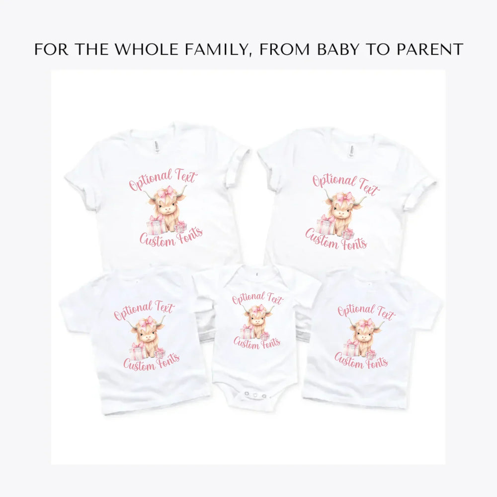 christmas-highland-animals-custom-t-shirts-adult-youth-toddler-baby-sizes-artfulane