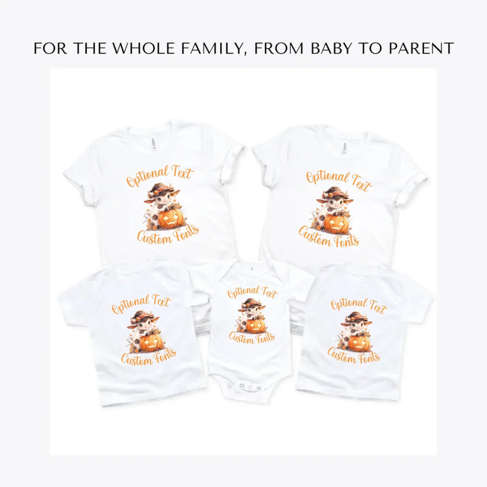 Halloween-Cows-custom-t-shirts-adult-youth-toddler-baby-sizes-artfulane