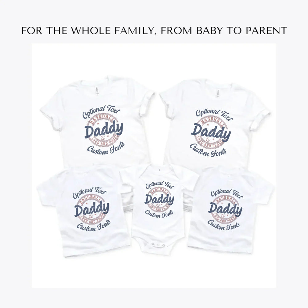 Vintage-Baseball-Family-custom-t-shirts-adult-youth-toddler-baby-sizes-artfulane