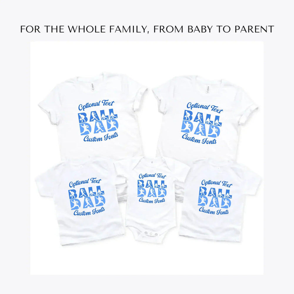 Baseball-Font-custom-t-shirts-adult-youth-toddler-baby-sizes-artfulane