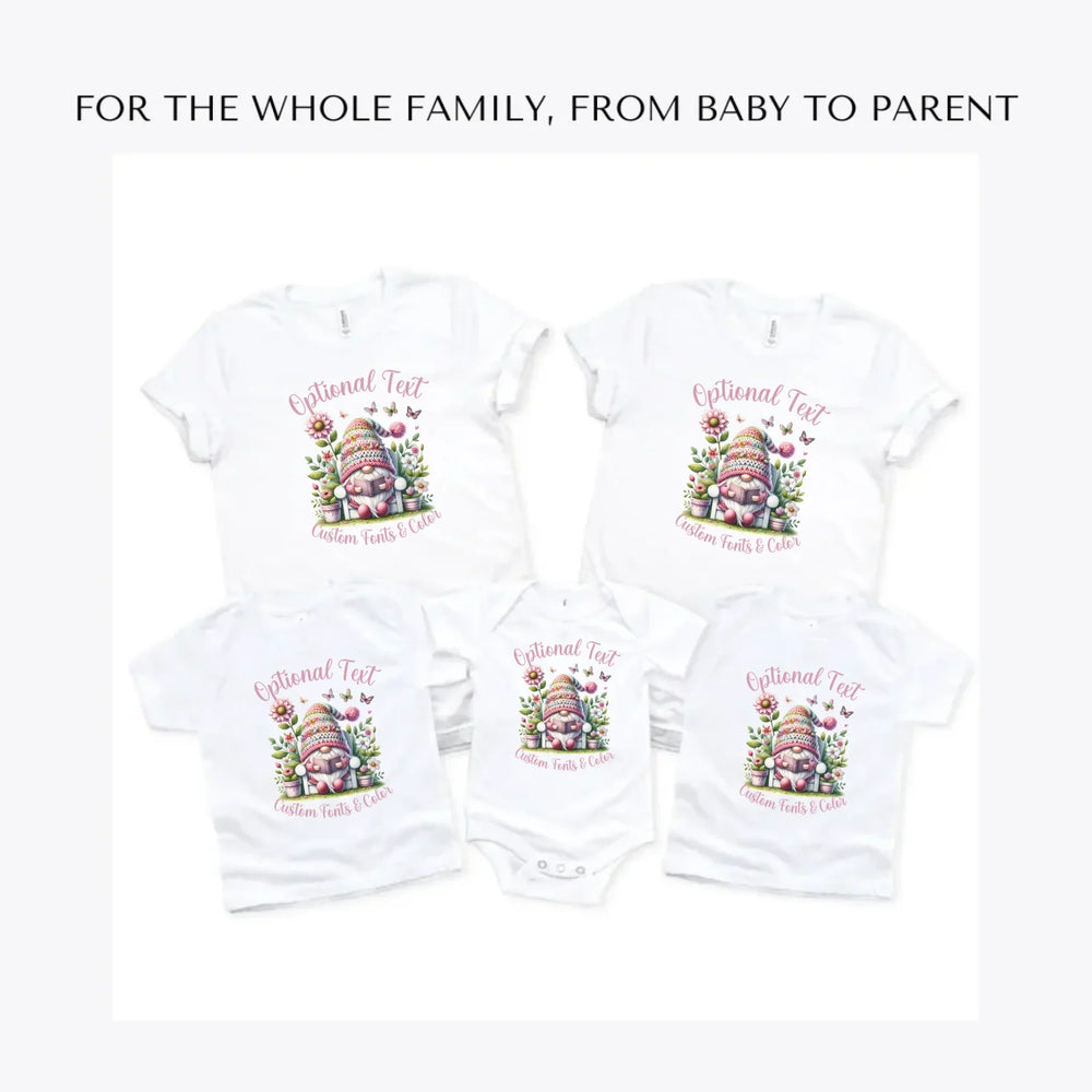 Spring-Gnome-custom-t-shirts-adult-youth-toddler-baby-sizes-artfulane